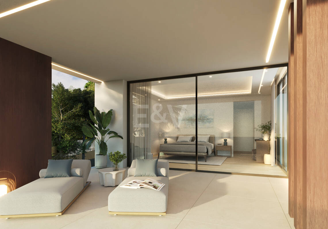 Proyecto de villa moderna con vistas panorámicas