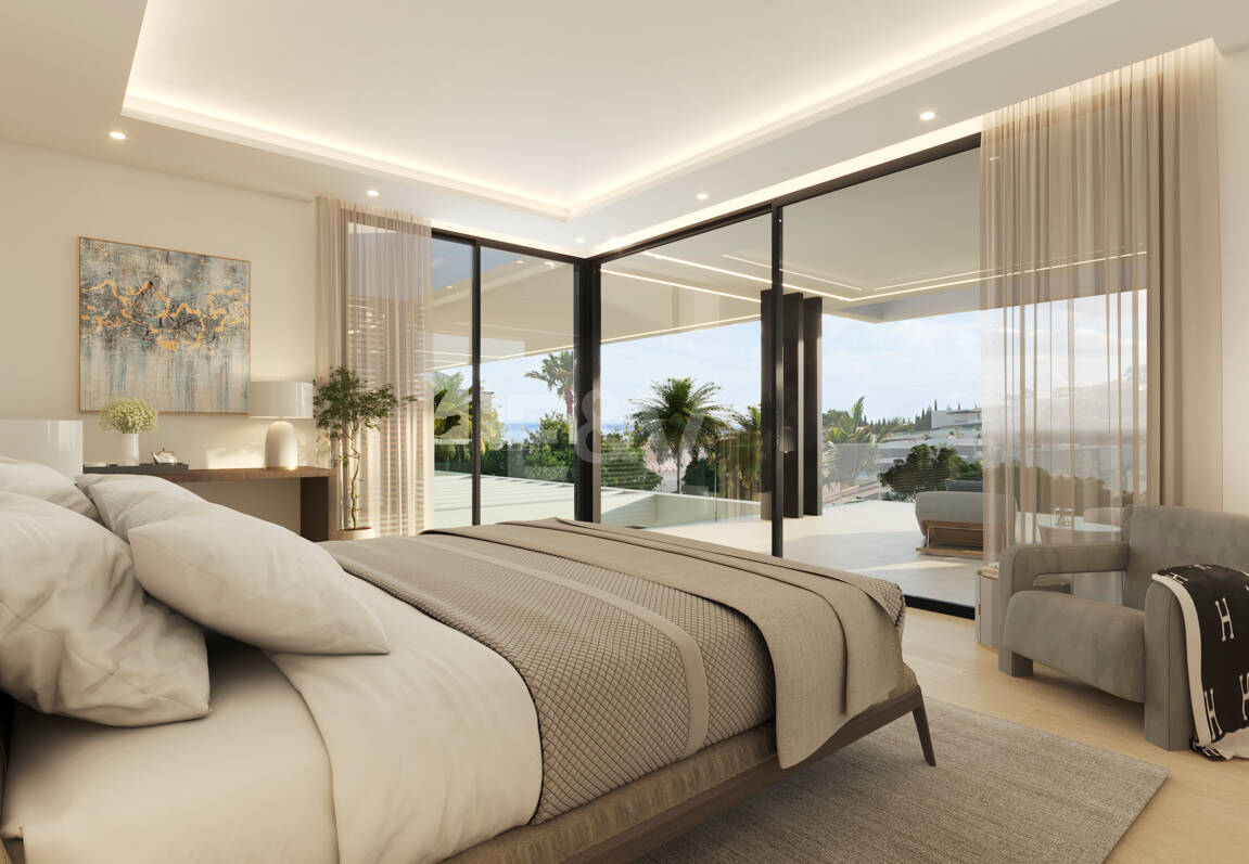 Nowoczesny projekt willi z panoramicznym widokiem