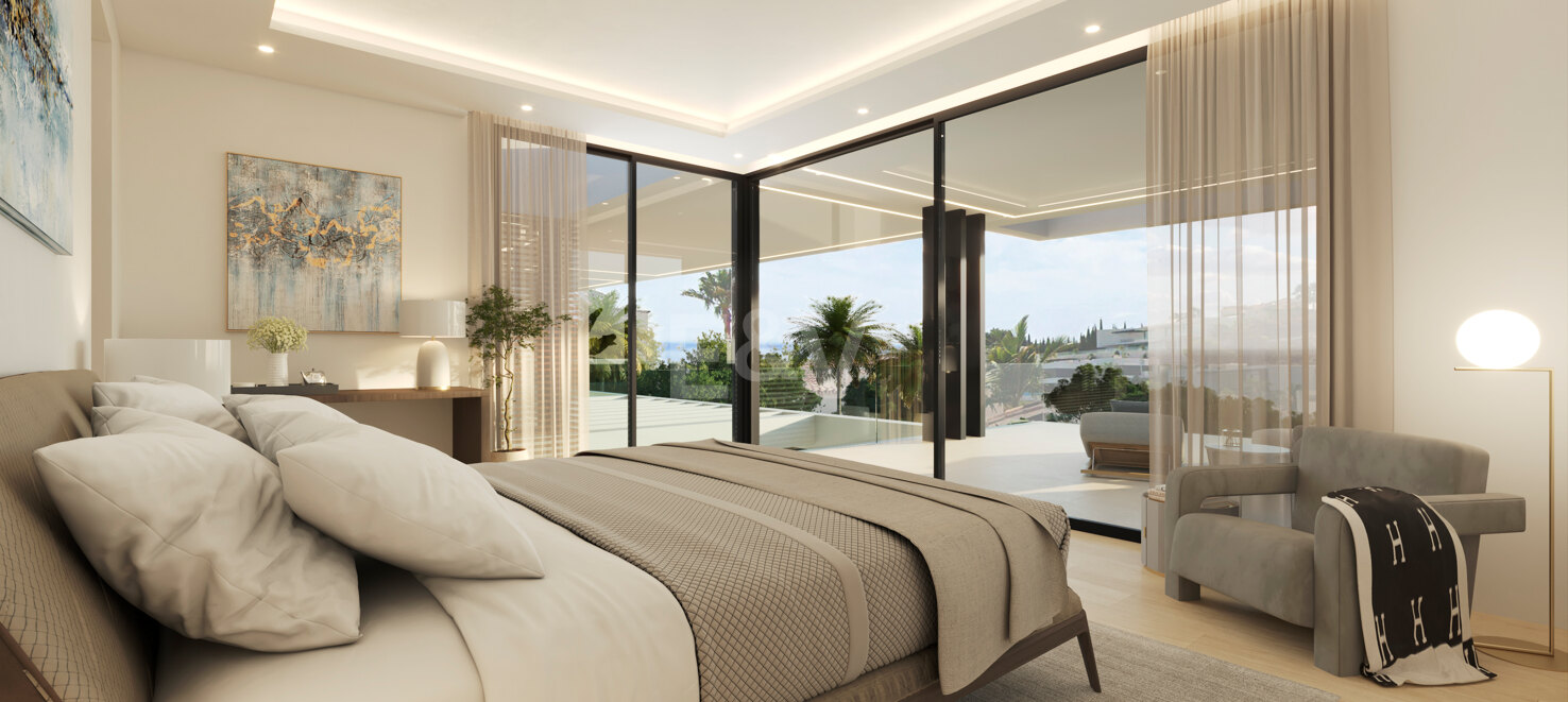 Proyecto de villa moderna con vistas panorámicas