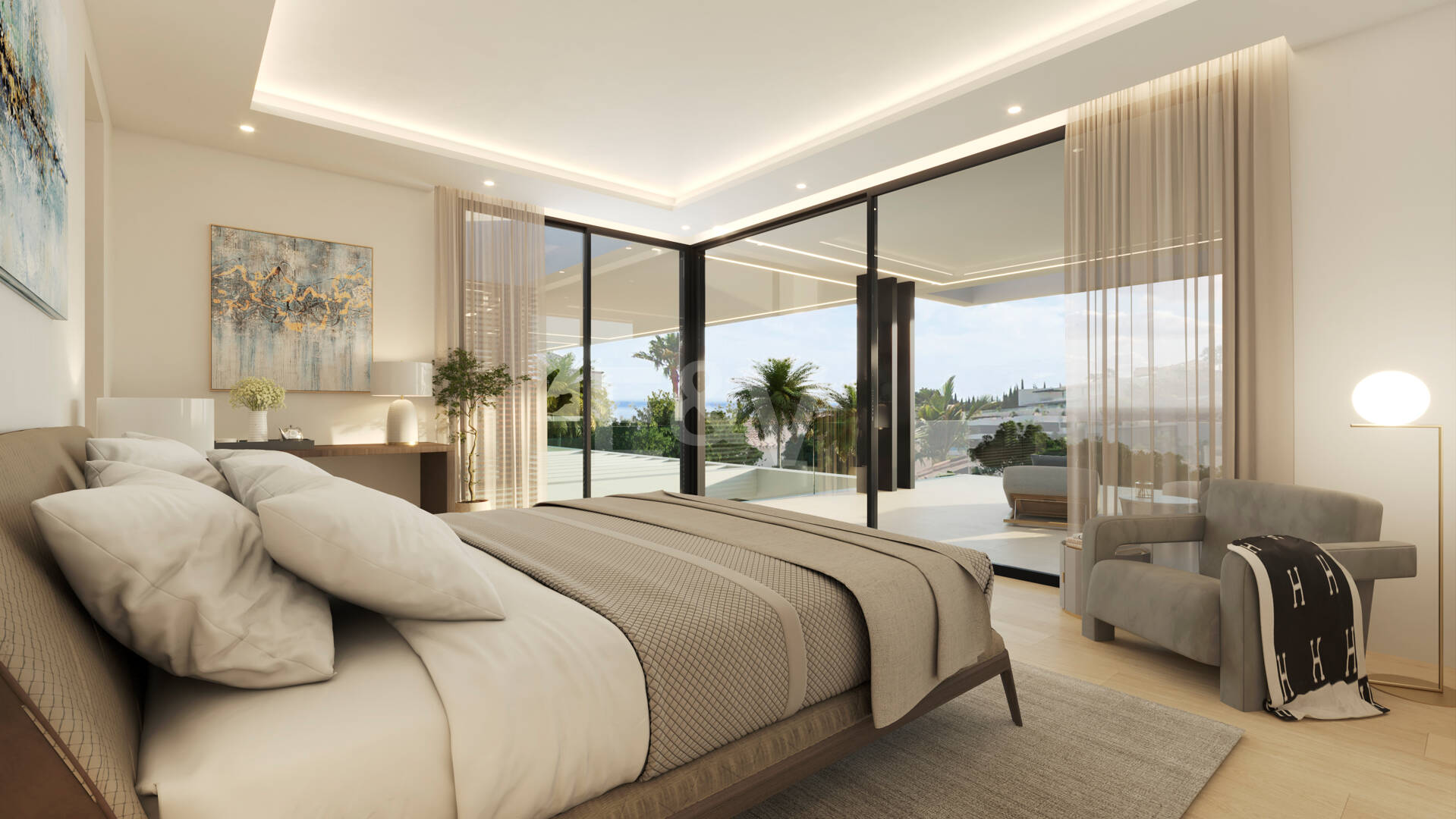 Projet de villa moderne avec vue panoramique