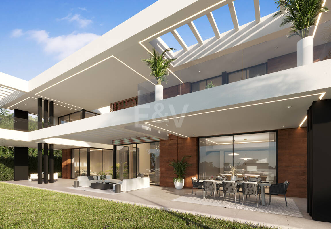 Nowoczesny projekt willi z panoramicznym widokiem