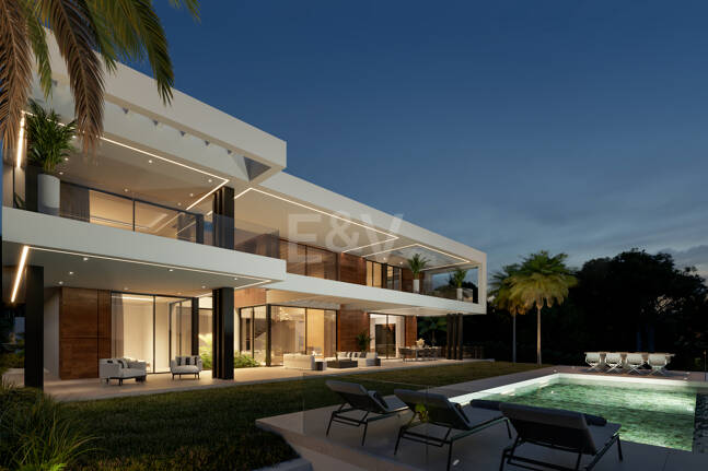 Nowoczesny projekt willi z panoramicznym widokiem