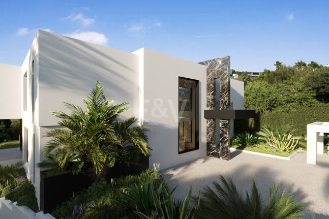 Nowoczesny projekt willi z panoramicznym widokiem