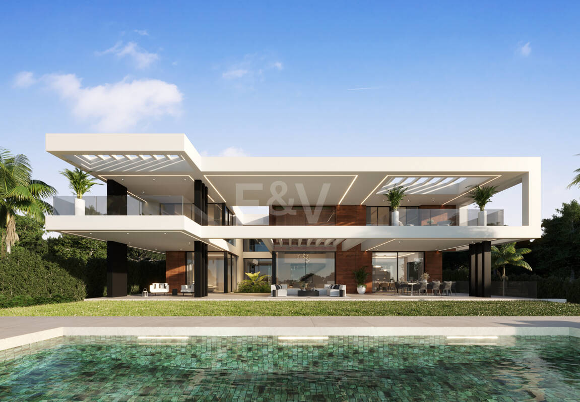 Nowoczesny projekt willi z panoramicznym widokiem