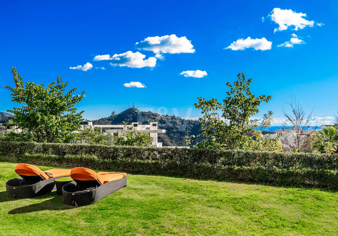 Appartement de luxe Corner avec jardin privé à Palo Alto Marbella