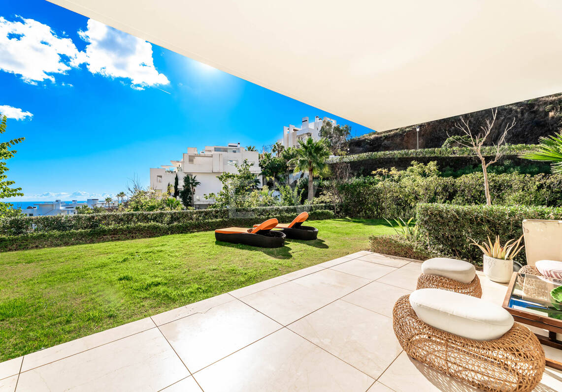 Appartement de luxe Corner avec jardin privé à Palo Alto Marbella