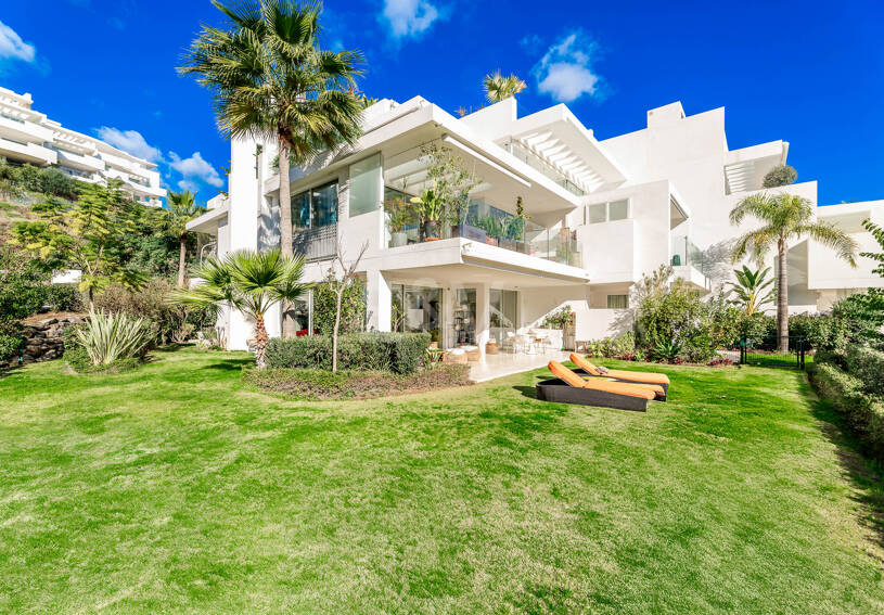 Appartement de luxe Corner avec jardin privé à Palo Alto Marbella