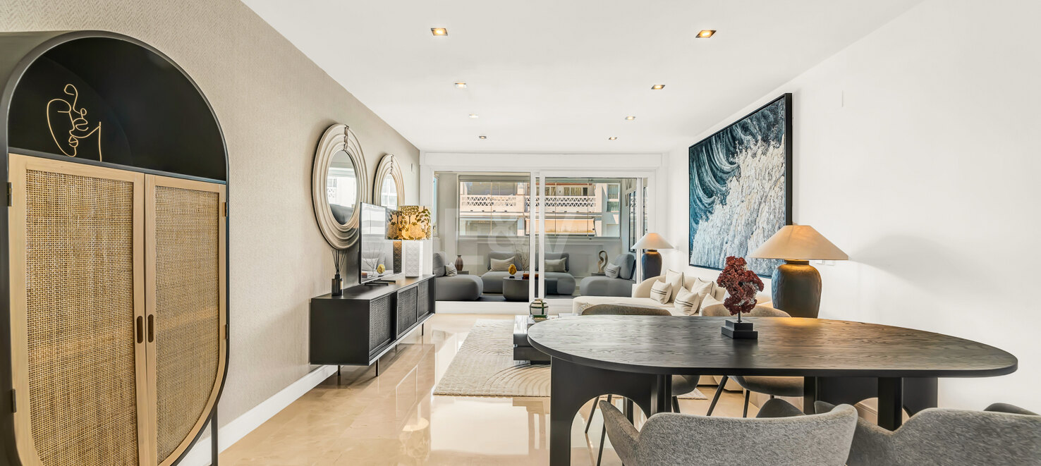Exclusive Apartment with Direct Beach Access in Marbella´s Las Cañas Beach