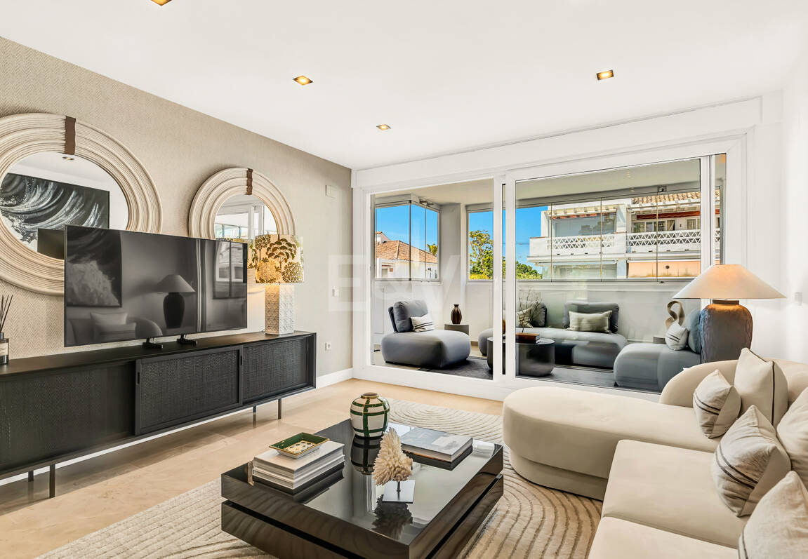 Exklusives Apartment mit direktem Strandzugang in bester Lage an der Goldenen Meile