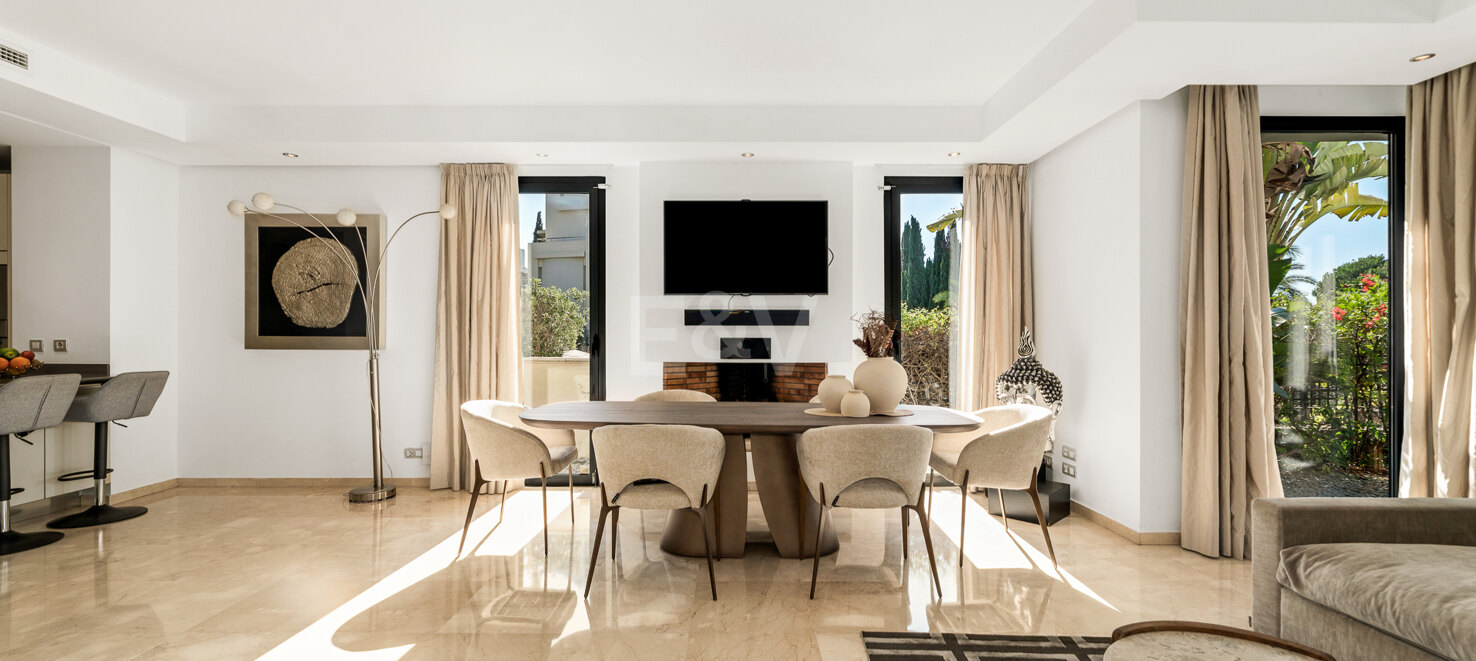 Appartement de luxe de jardin sur le Golden Mile