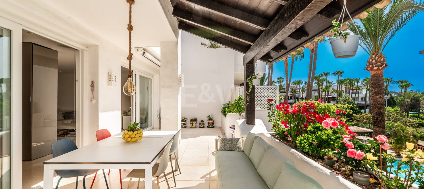 Elegant South-Facing Duplex Penthouse in Marina Puente Romano