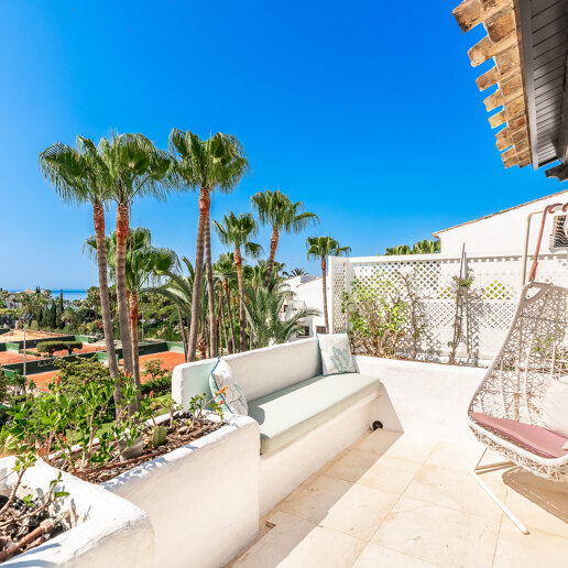 Elegant South-Facing Duplex Penthouse in Marina Puente Romano