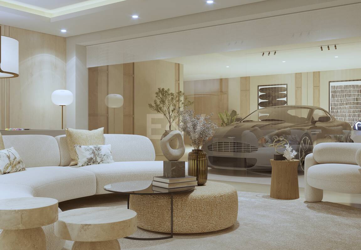 Grundstück mit elegantem, modernem Villenprojekt und Baugenehmigung in fußläufiger Entfernung zum Strand