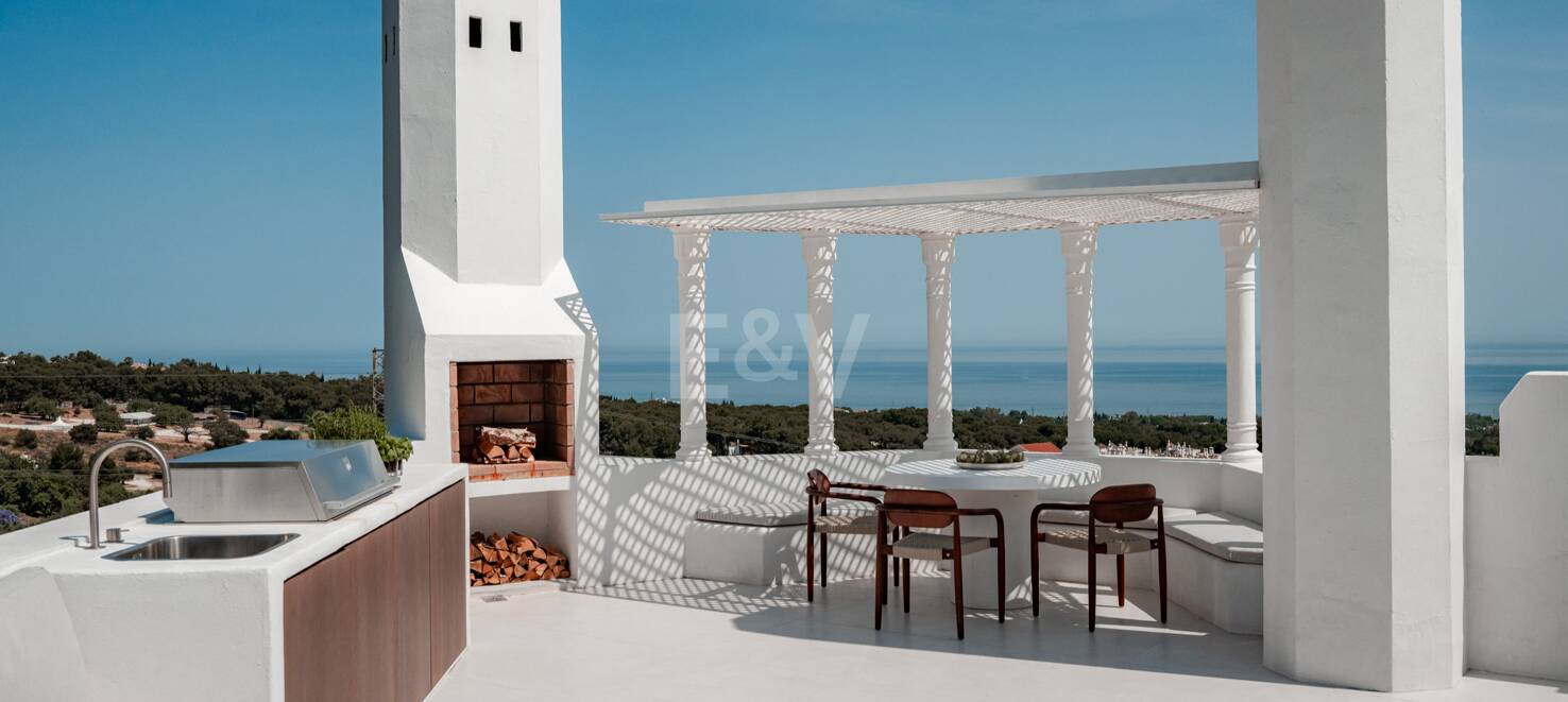 Modern Penthouse med havsutsikt och Rooftop Pool på Marbellas Golden Mile