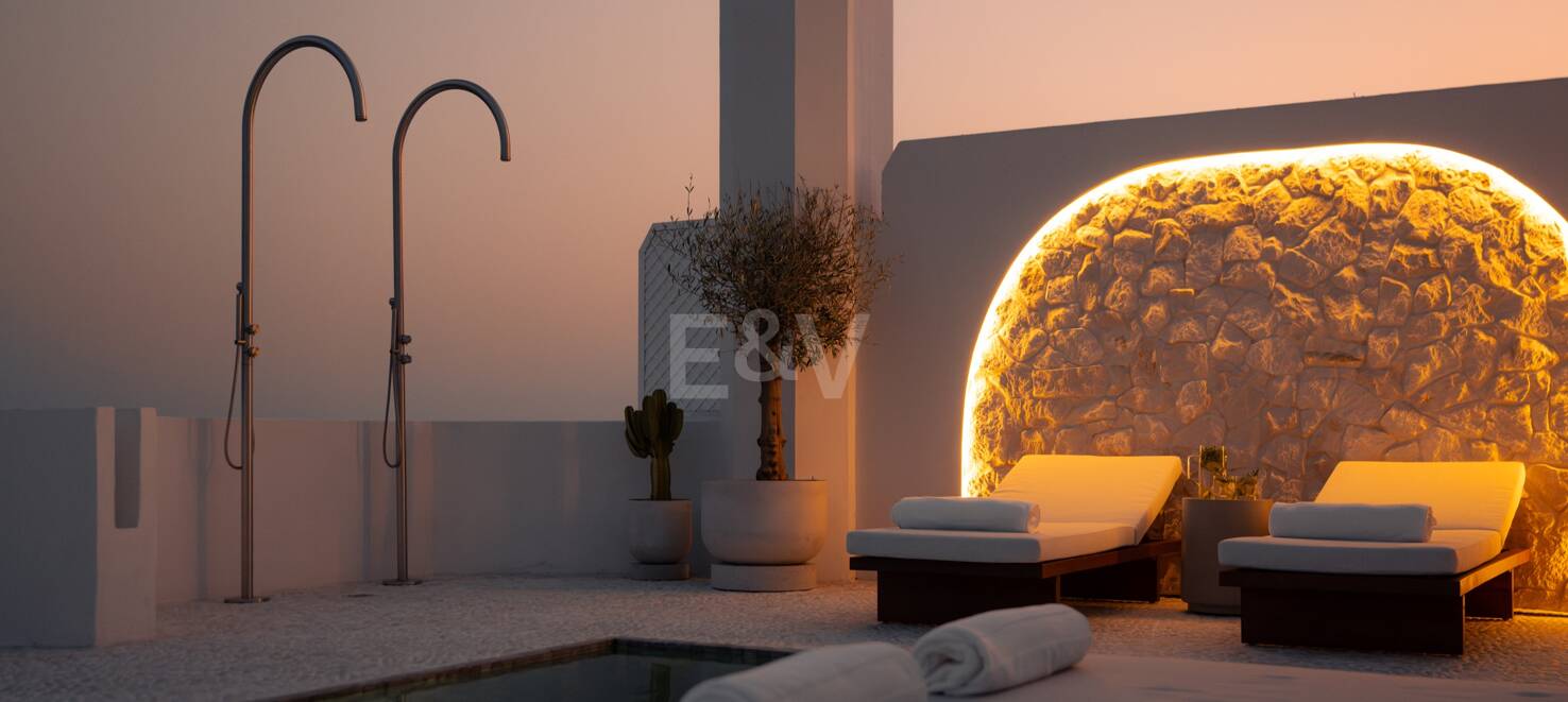 Modern Penthouse med havsutsikt och Rooftop Pool på Marbellas Golden Mile