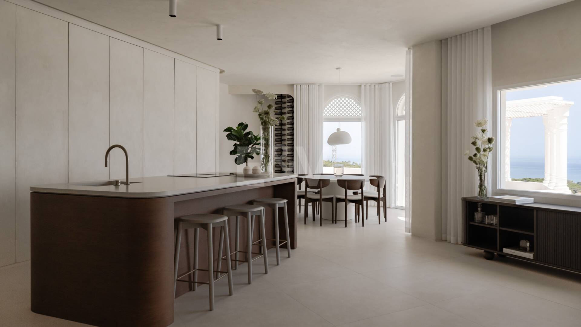 Modern Penthouse with Sea Views and Rooftop Pool on Marbella's Golden Mile