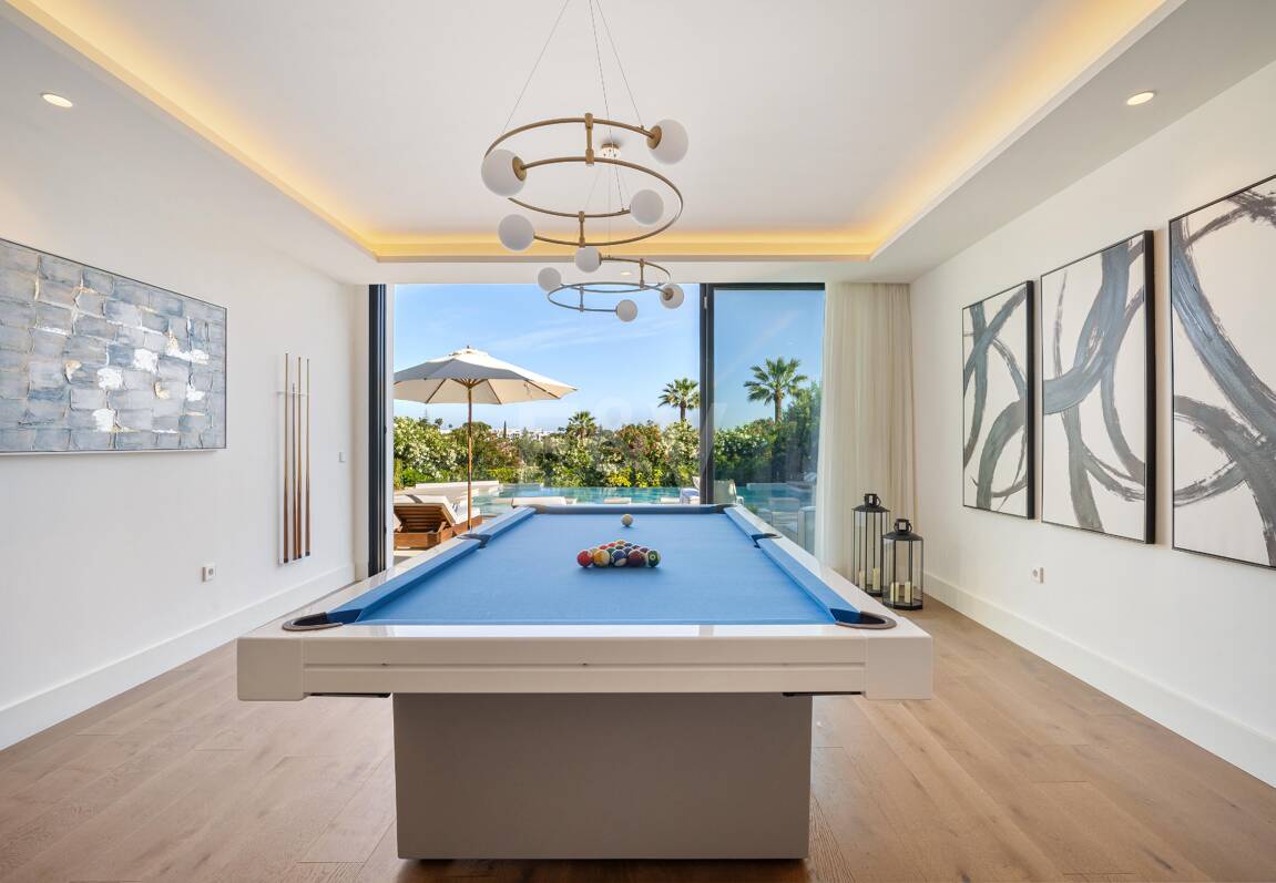 Espectacular Villa en 1ª línea de Golf con vistas panorámicas al mar