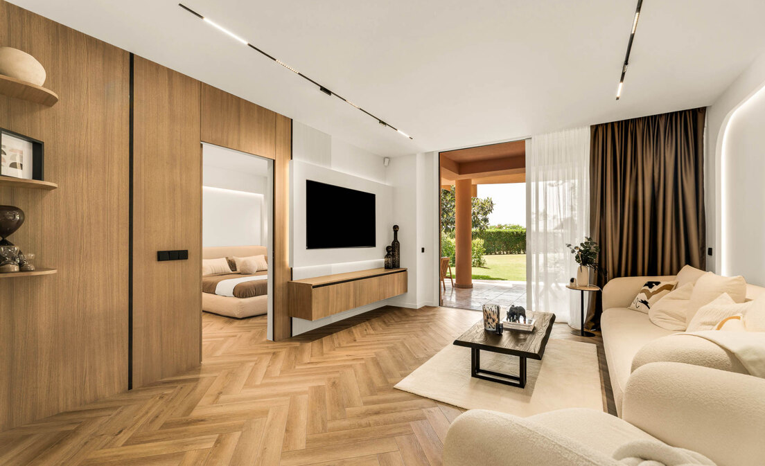 Chic ground-floor apartment with privacy