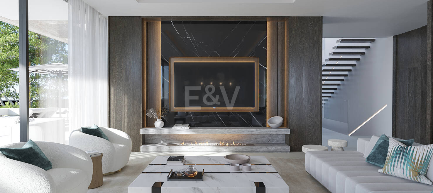 Exceptional Contemporary Villa Within Walking Distance to the Beach