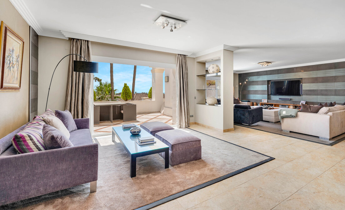 Appartement à louer en Marbella Golden Mile, Marbella (Toutes les zones)