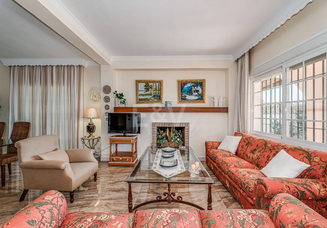 Coastal Charm: Seafront Villa with Stunning Views and Lush Gardens, All on a Single Level