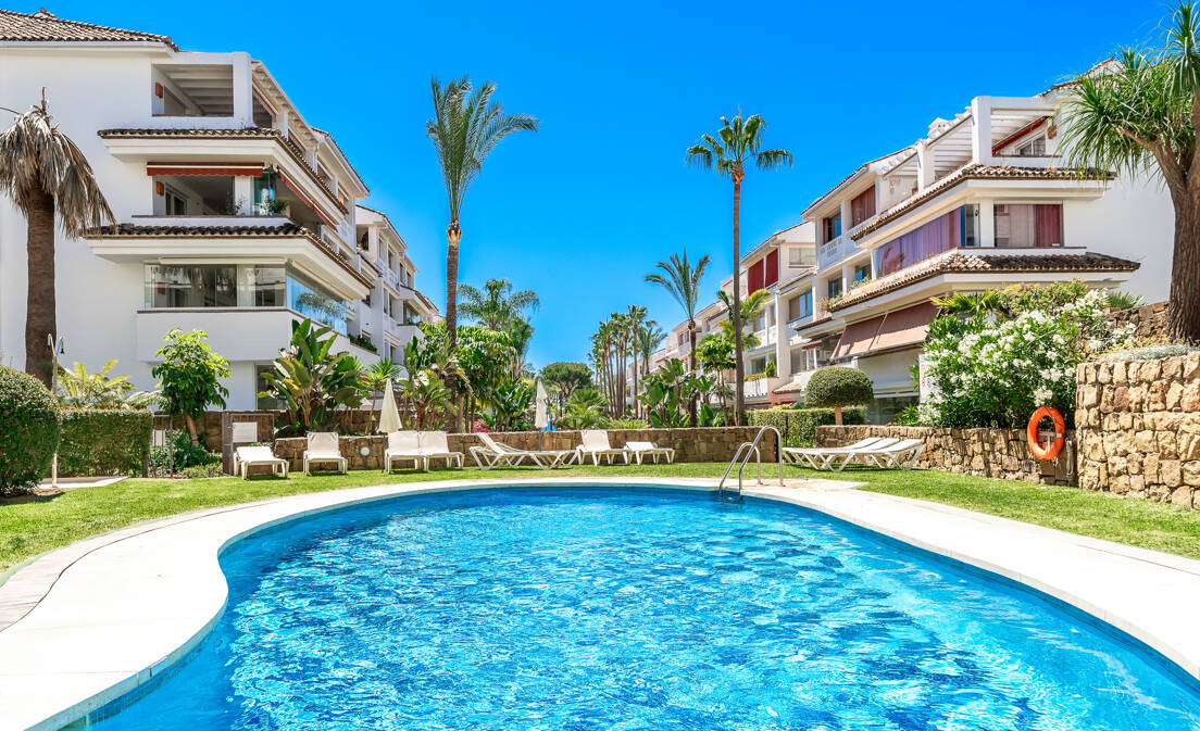 Apartamento en primera línea de playa en Las Cañas Beach