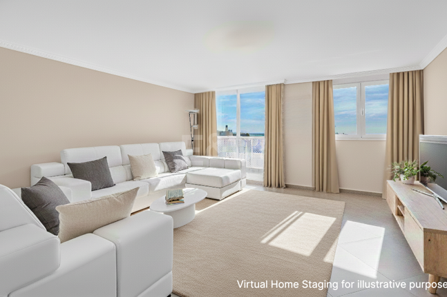 Marbella Beachside Top-Floor Appartement avec Panoramique Vues