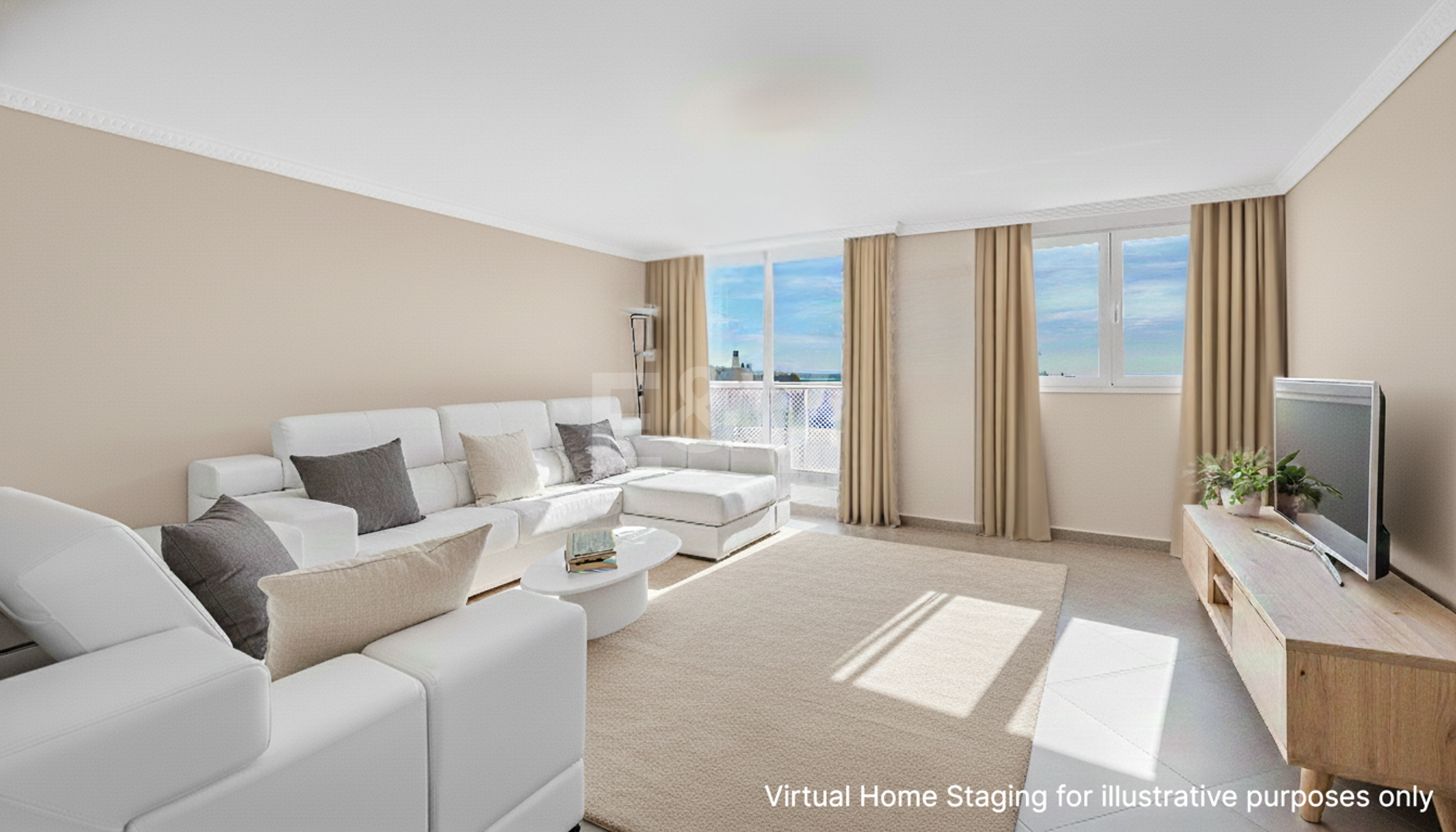 Marbella Beachside Top-Floor Appartement avec Panoramique Vues