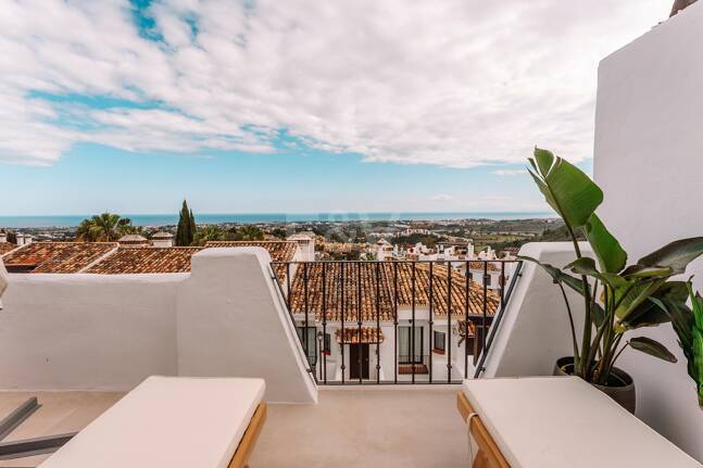 Elegant Townhouse z widokiem na morze i Golf Bliskość