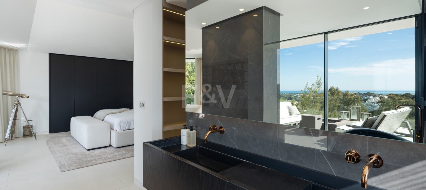 Villa contemporánea con vistas impresionantes en La Quinta