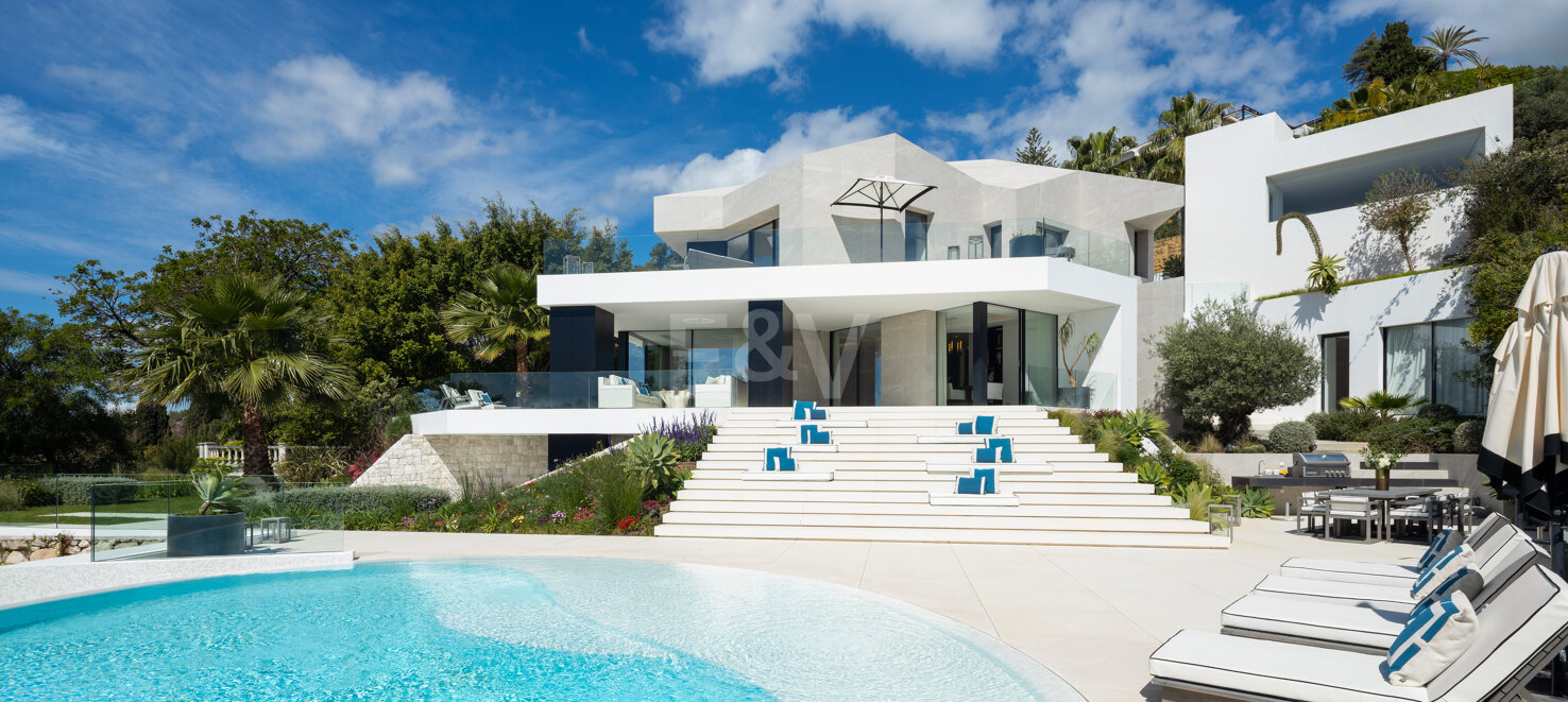 Villa contemporánea con vistas impresionantes en La Quinta