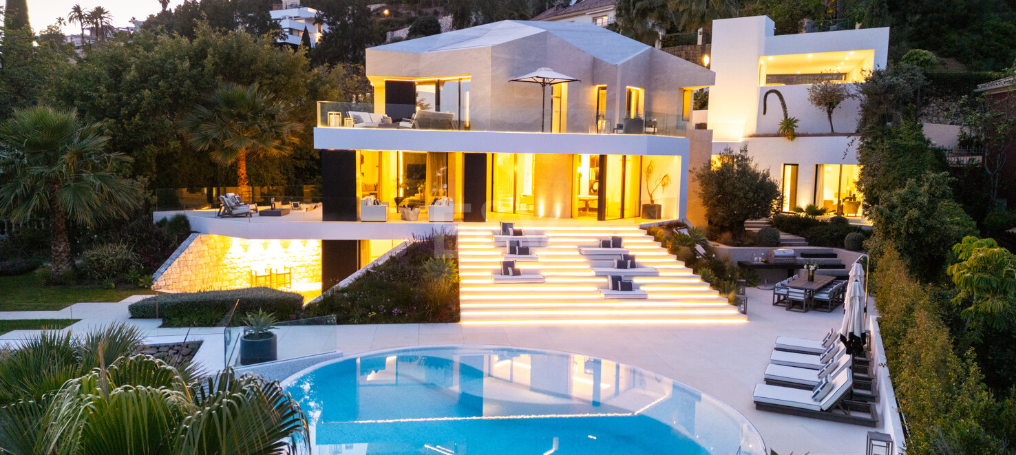 Villa contemporánea con vistas impresionantes en La Quinta