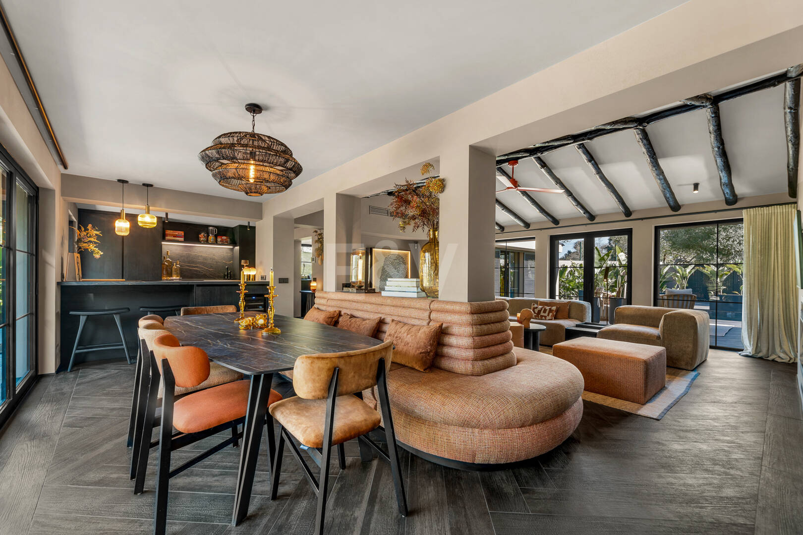 Gorgeous Balinese-Style Villa Surrounded by Golf Courses