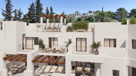 Moderno apartamento en el centro urbano en exclusivo complejo