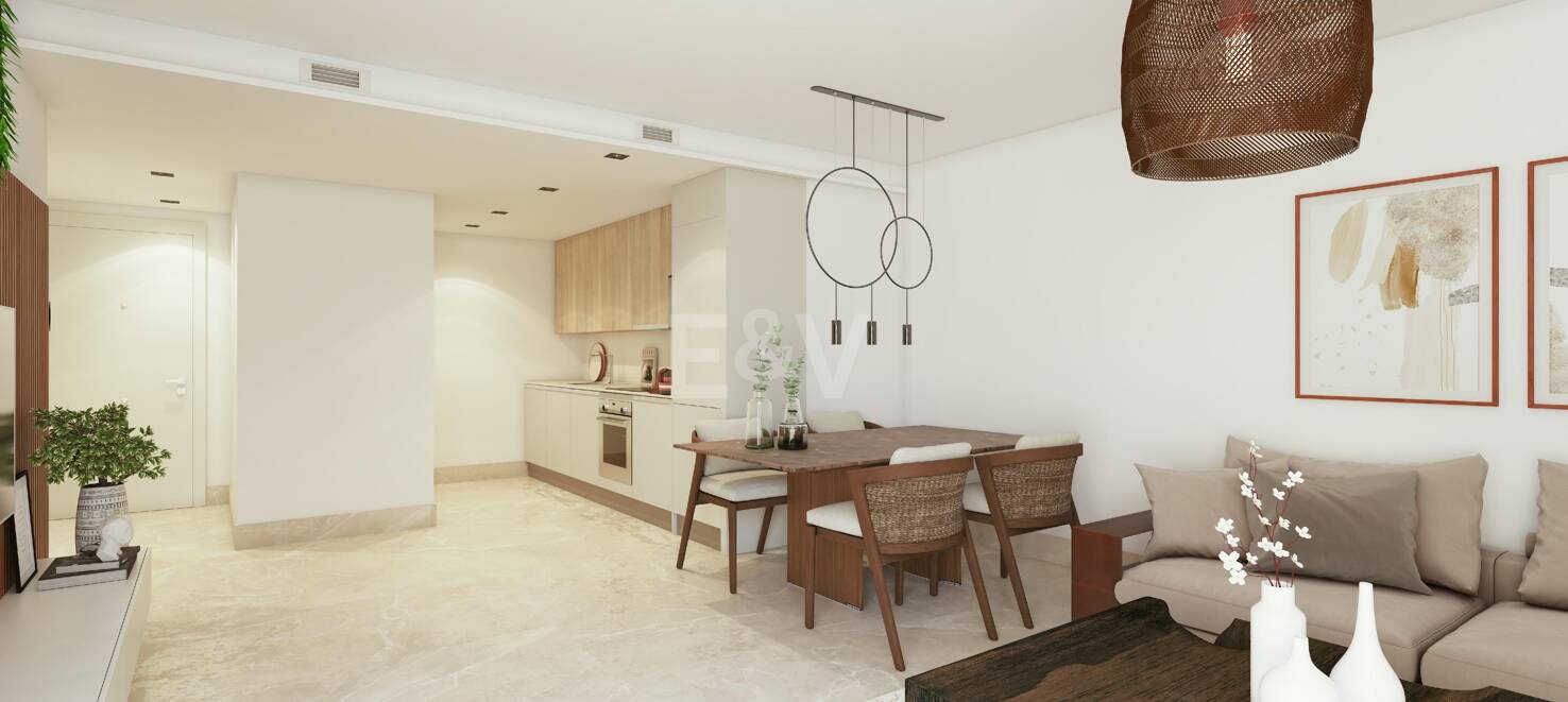Moderno apartamento en el centro urbano en exclusivo complejo