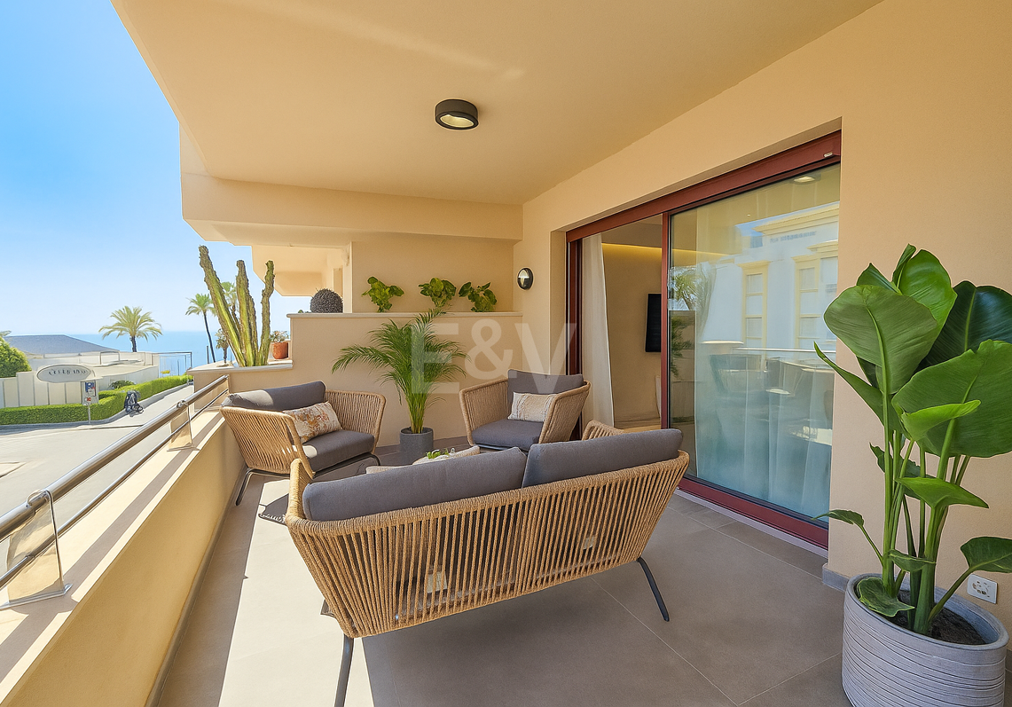 Seewohnung mit privater Terrasse und Meerblick