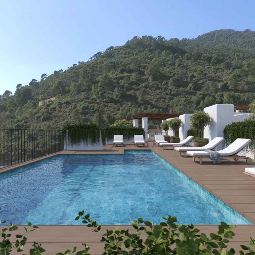Boutique Penthouse with Mountain-View Terrace