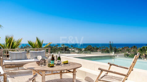 Modern Beachside Villa 150 m from the Sea with Exceptional Outdoor Living Spaces in Marbesa