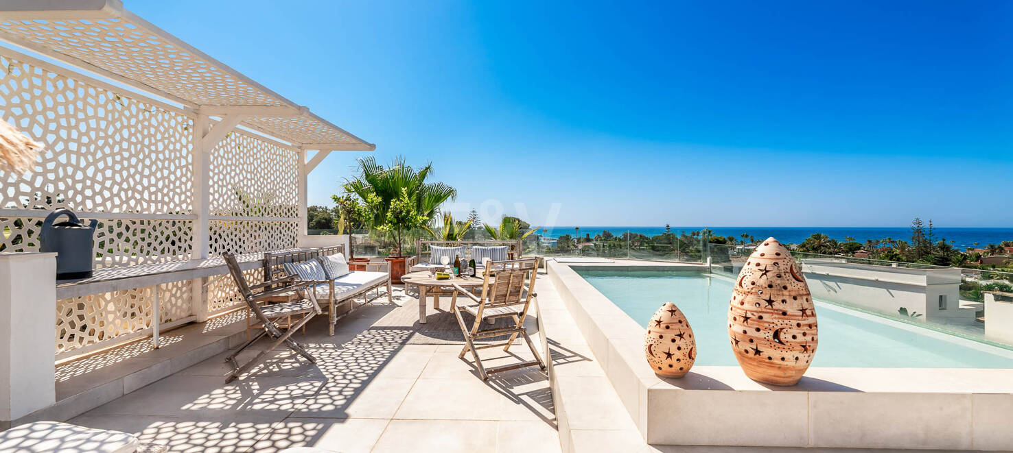 Modern Beachside Villa 150 m from the Sea with Exceptional Outdoor Living Spaces in Marbesa
