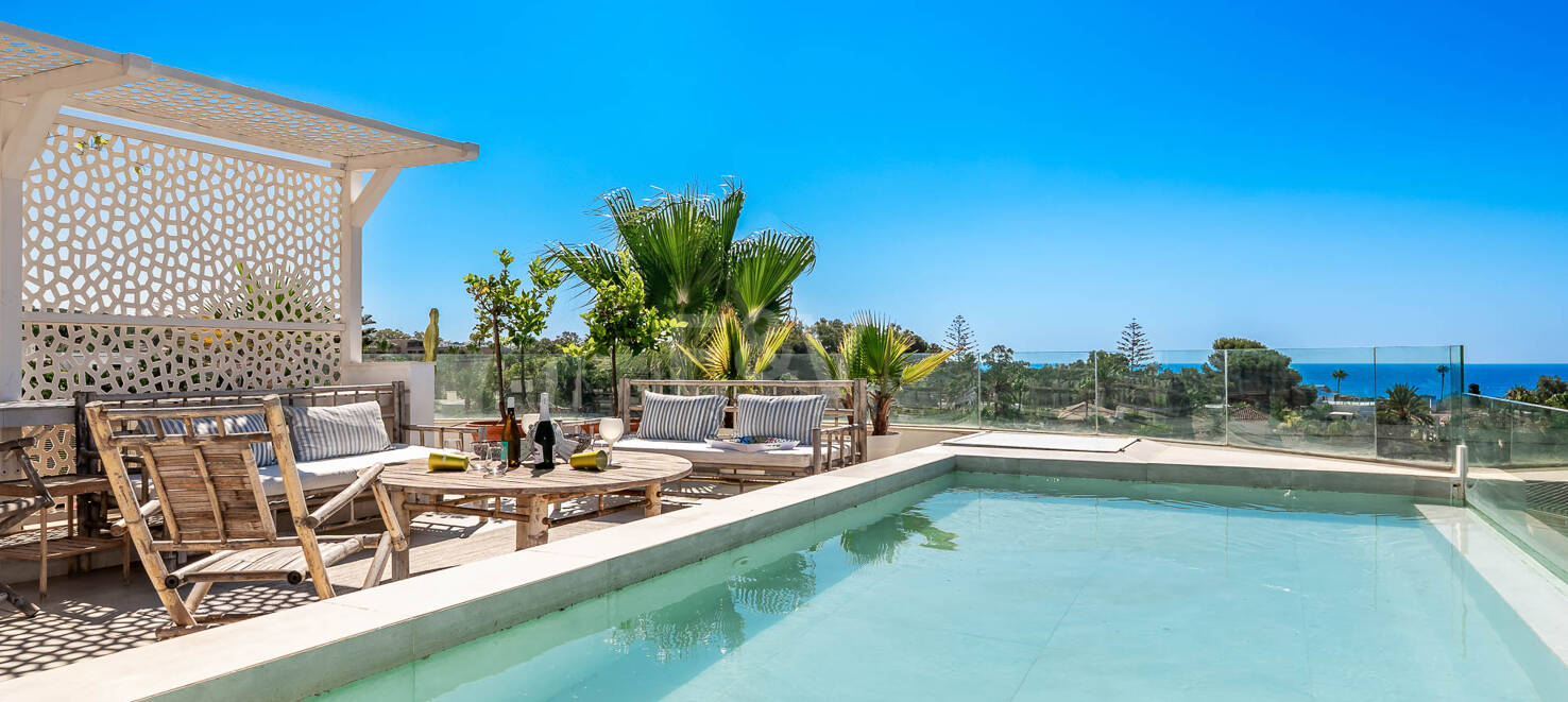 Modern Beachside Villa 150 m from the Sea with Exceptional Outdoor Living Spaces in Marbesa