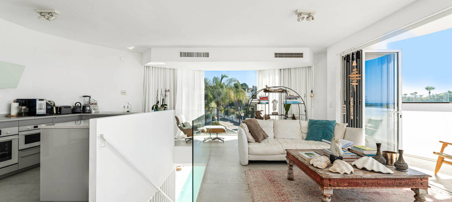 Modern Beachside Villa 150 m from the Sea with Exceptional Outdoor Living Spaces in Marbesa