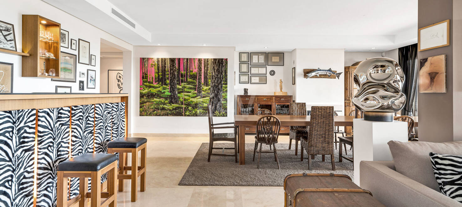 Appartement de luxe spacieux avec vue sur la mer