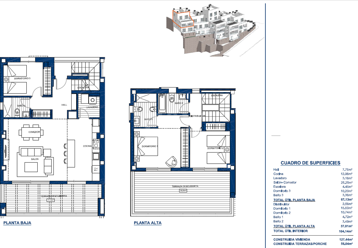 Elegant Duplex Penthouse with Beautiful Sea Views in Sought-After Gated Community