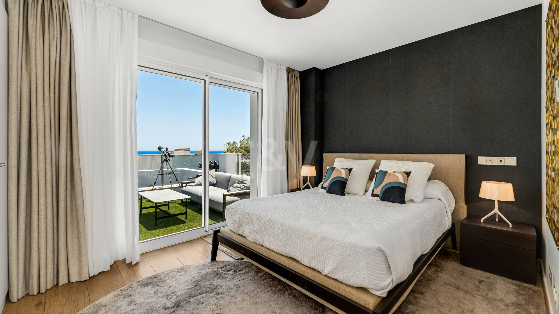 Elegant Duplex Penthouse with Beautiful Sea Views in Sought-After Gated Community