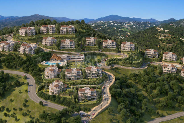 Marbella Club Hills, Villas, apartments and penthouses in a secure gated community with state of the art facilities 10 minutes' drive to Puerto Banús