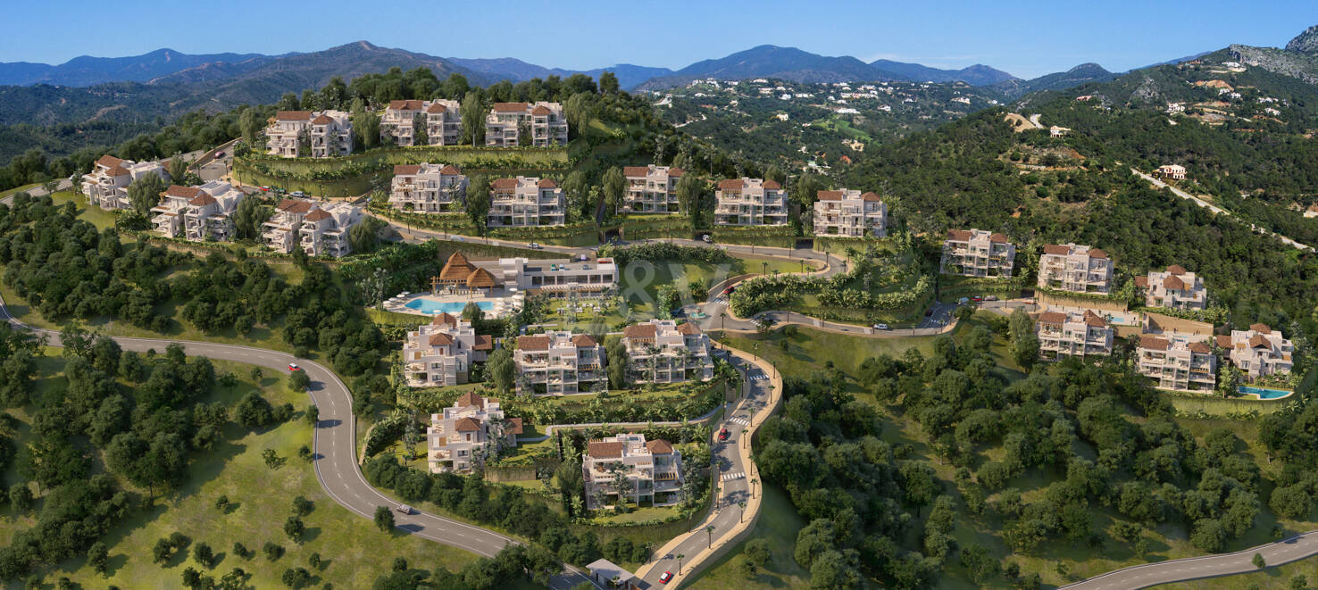 Villas, apartamentos y áticos en una comunidad con instalaciones de vanguardia a 10 min. de Puerto Banús