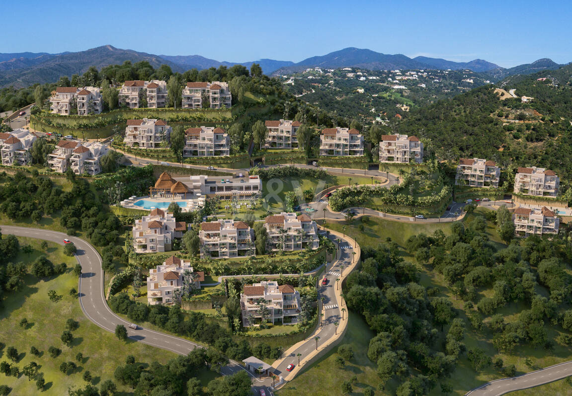 Marbella Club Hills, Villas, apartments and penthouses in a secure gated community with state of the art facilities 10 minutes' drive to Puerto Banús
