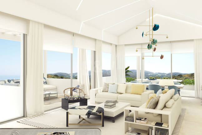 Marbella Club Hills, Villas, apartments and penthouses in a secure gated community with state of the art facilities 10 minutes' drive to Puerto Banús