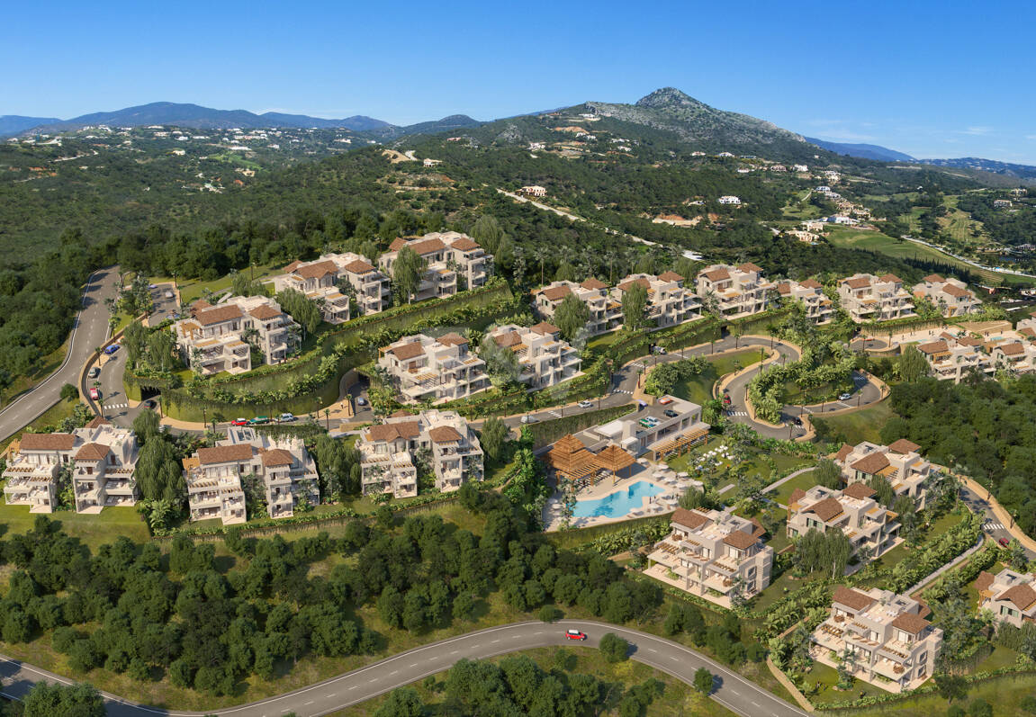 Marbella Club Hills, Villas, apartments and penthouses in a secure gated community with state of the art facilities 10 minutes' drive to Puerto Banús