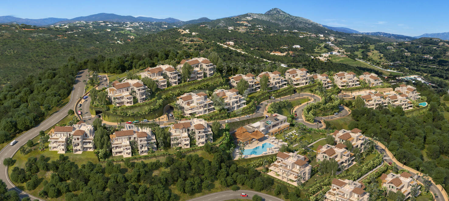 Villas, apartamentos y áticos en una comunidad con instalaciones de vanguardia a 10 min. de Puerto Banús